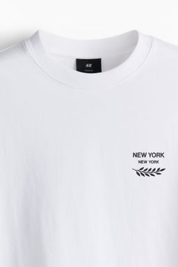 Camiseta con motivo estampado Loose Fit - H&m фото 9