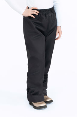 Брюки на поясе мембранные демисезонные черные - Arctic kids фото 11