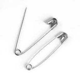 Цена за 7 шт. Булавки английские, 31 мм, 10 шт., цвет серебряный