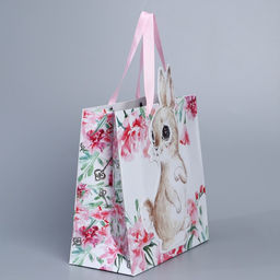 Пакет подарочный Кролик, 22 ? 22 ? 10 см - Дарите счастье фото 2