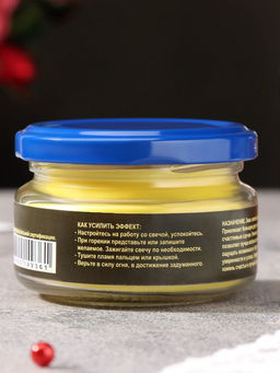 Эко-свеча магическая «Фонтан удачи», из натурального воска, 7×5 см