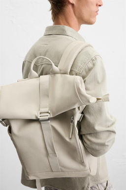 TECHNICAL BACKPACK WITH FLAP - Zara фото 7