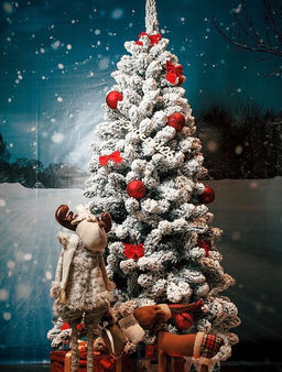 Ель искусственная заснеженная Северная 1,5 м - Max christmas фото 9