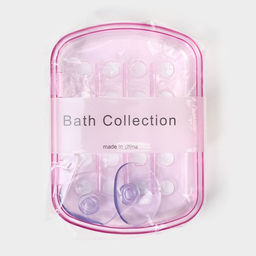 Цена за 2 шт. Мыльница на присосках Bath Collection, пластик, 13×10×3 см, МИКС