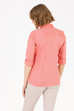 Рубашка женская красная Uzunkol Basic - U.s. polo assn фото 19