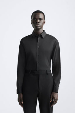 STRETCHY POPLIN SHIRT - Zara фото 2