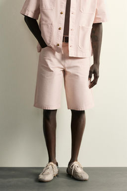 BERMUDA DENIM RELAXED FIT / Rosa - Zara фото 2