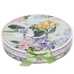 Тарелка керамическая в наборе 2шт "Цветочная фантазия" 20,5см