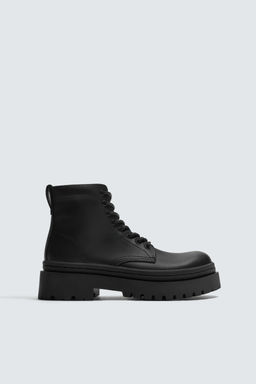 CHUNKY LACE-UP BOOTS - Zara фото 4