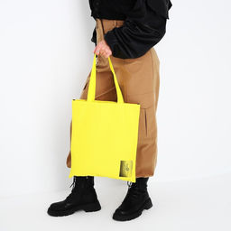 Сумка шопер Peace, желтая