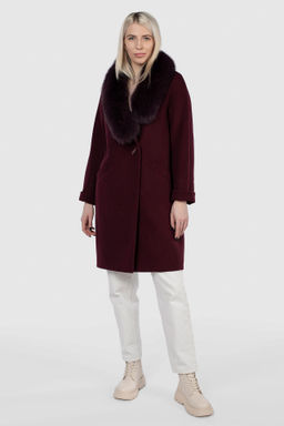 Мех натуральный (песец) Пальто утепленное Термофинн 100 г - El podio фото 12