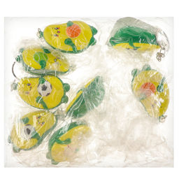 Цена за 12 шт. Сквиш - брелок детский «Авокадо», антистресс - игрушка, МИКС