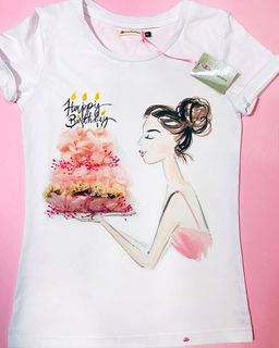 Эксклюзивная футболка Yana Pletneva упаковка плотный Zip пакет!