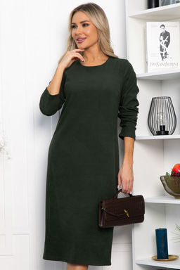 Платье трикотажное Уютный вечер (хаки) П14359-25М - Lt collection фото 2
