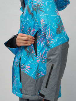 Горнолыжный костюм женский синего цвета 02216S - Chunmai фото 11