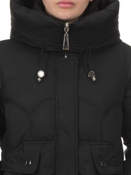 H23-629 BLACK Куртка зимняя женская (тинсулейт)