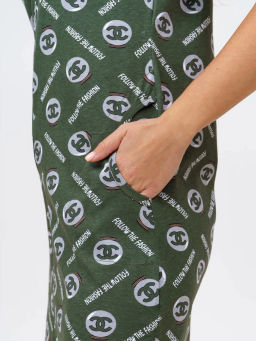 Халат женский, цвет зеленый