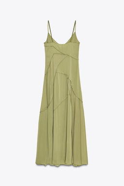 FLOWING COLOUR BLOCK DRESS - Zara фото 7