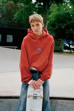 PATCH HOODIE - Zara фото 7