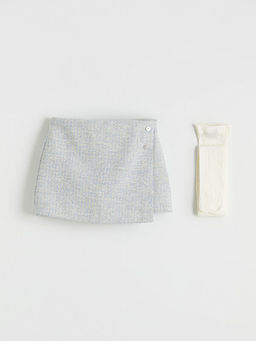 K?z ?ocuk T?vit ?ort Etek ve ?orap Seti