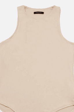 Tas Halter Yaka Vucuda Oturan Esnek Alttan c?tc?tl? Orme Body TWOSS20BD0044