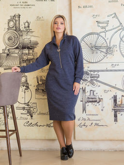 Платье 1368 темно-синий - Novita фото 4