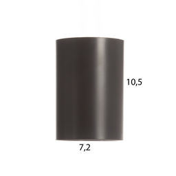 Светильник «Рулл» GU10 10 Вт черно-золотой 7.3×7.3×10.3 см