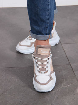 Кроссовки EDART 150.236143w.белый-бежевый Rр