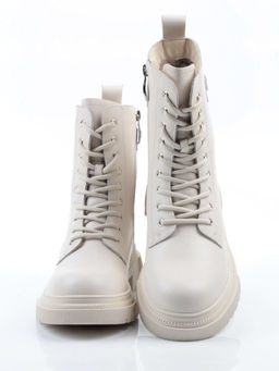 04-PAT159-2Z MILK Ботинки зимние женские (натуральная кожа, 100% шерсть)