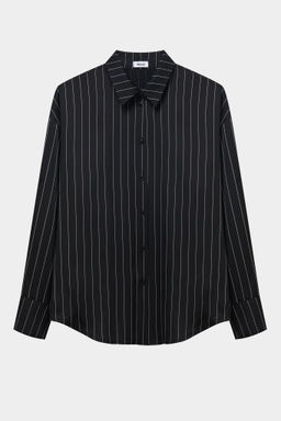 Рубашка с завязками из сатина в полоску - Mollis фото 6