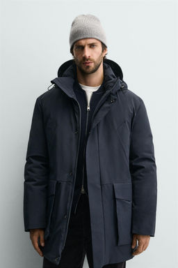 WATER-REPELLENT PADDED PARKA - Zara фото 2