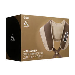 Массажёр для спины и шеи Luazon, электрический, наплечный, с пультом, 99 режимов, 220 В