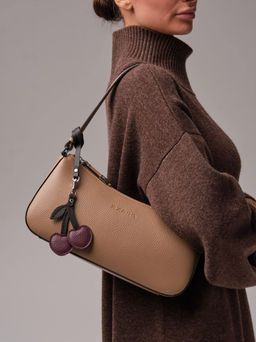 Сумка багет Azaro 31200 коричневый капучино