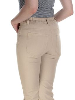 J1032 DK. BEIGE Джинсы женские JI LIDA JEANS