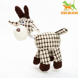 Игрушка мягкая для собак Весёлый двор, 27 х 8 см, микс цветов