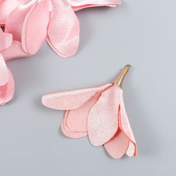 Декор для творчества текстиль Бутон, бутонов вишни, набор 6 шт., 6 см