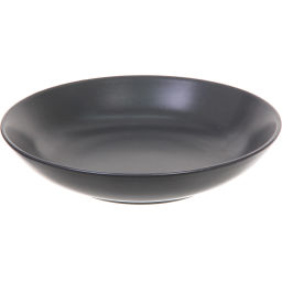 Цена за 2 шт. Тарелка керамическая 23*5см "Матовая глазурь" глубокая серая