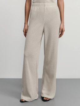 Брюки из фактурной вязки / Zarina  фото 2