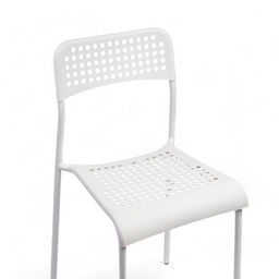 Стул сетчатый, с перфорацией, 380×400×900 мм, белый