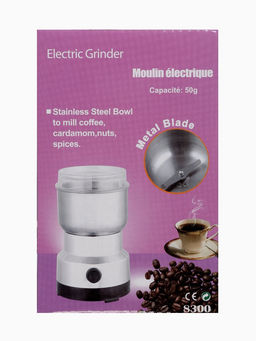 Кофемолка электрическая LCG-01, 200 Вт, 85 г, серебристая