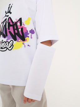 Брюки багги деним, нюд - Inzibe фото 11