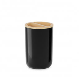 Набор аксессуаров для ванной комнаты "Бамбук" (черный) М9024