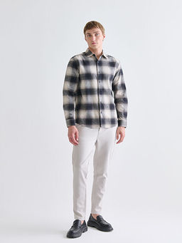 Regular Fit Uzun Kollu Ekose Erkek Oduncu G?mlek