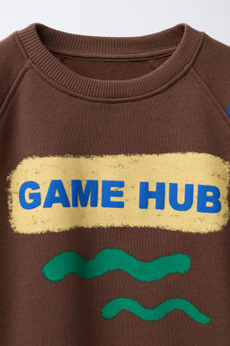 SHAPES PRINT SWEATSHIRT - Zara фото 3