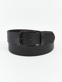 Deri G?r?n?ml? Erkek Kemer