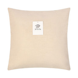 Наволочка декоративная Этель рогожка 45*45 см молочный 100% п/э  фото 8