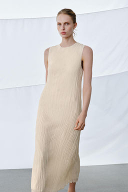 ZW COLLECTION COMBINED DRESS WITH DETACHABLE OVERLAY - Zara фото 8