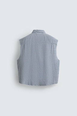 CROPPED FIT CHECK SHIRT - Zara фото 8