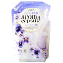 Кондиционер для белья с ароматом фиалки Porinse Aroma Capsule CJ Lion, Корея, 2,1 л Акция