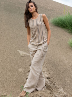 Блузка вязаная без рукавов - Stilla фото 3